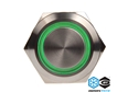 Push-Button DimasTech®, 19mm ID, Alternate Action, Led Color Green